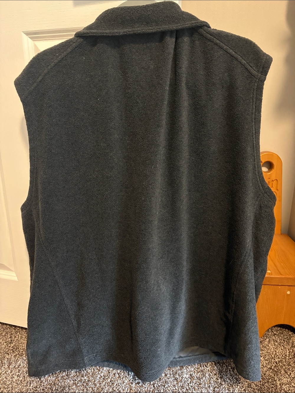 Columbia Dark Gray Fleece Vest - Picture 3 of 3